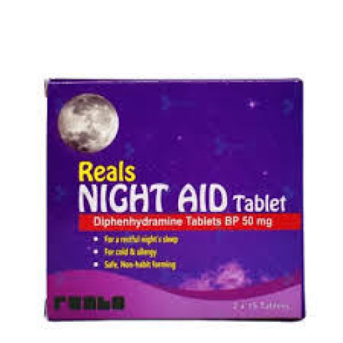 Reals Night Aid 50mg x30